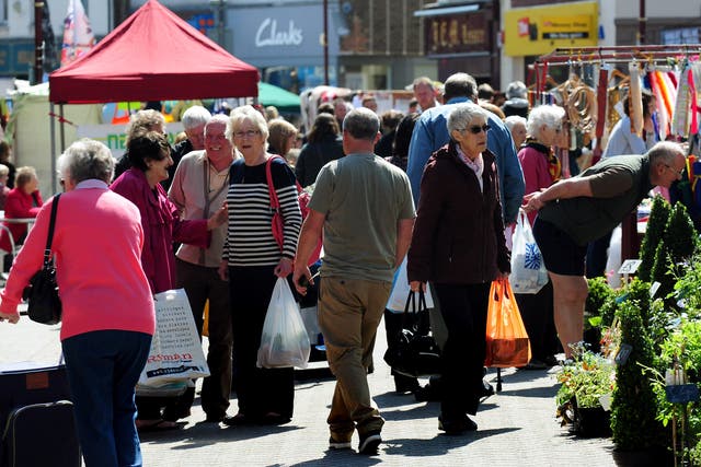<p>Three bank holidays and a run of good weather helped to boost the UK high street in May, with retail sales up another 0.3%</p><p> (Rui Vieira/PA)</p>