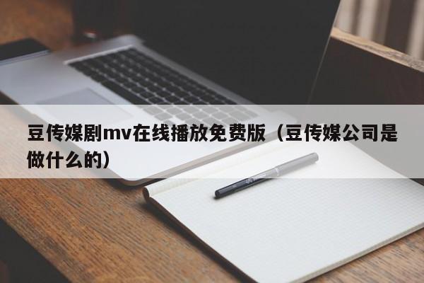 豆传媒剧mv在线播放免费版(豆传媒公司是做什么的)